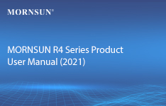 MORNSUN R4 Series Product User Manual (2021)
