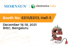 Visit MORNSUN at Electronica India 2021