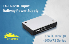 100W 14-160VDC Input DC/DC Converter with 1/4-Brick packaged designed for Railway Applications