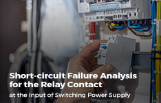 Short-circuit Failure Analysis for the Relay Contact at the Input of Switching Power Supply