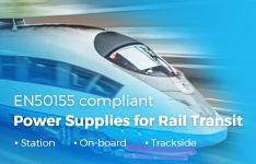 EN50155-Compliant Power Supplies for Railway Industry