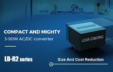 3-90W Ultra-compact Cost-effective AC/DC Converter LD-R2