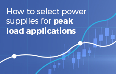 How to select power supplies for peak load applications