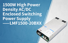 1500W High Power Density AC/DC Enclosed Switching Power Supply - LMF1500-20Bxx