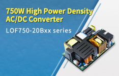 750W High Power Density AC/DC Converter - LOF750-20Bxx series