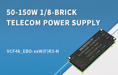 50-150W 1/8-brick Open-frame Telecom Power Supply VCF Series