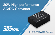 20W High performance AC/DC Converter - LH20-23BxxR2 Series