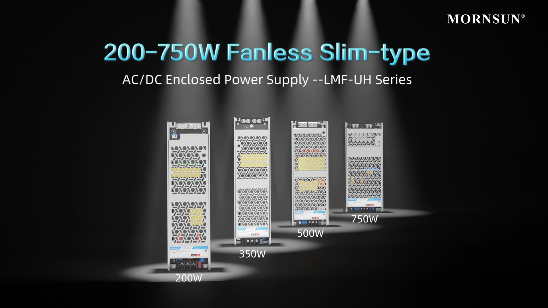 Mornsun Ultra-thin & Semi-potted Fanless AC/DC SMPS - LMF-UH Series