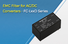 EMC Filter for AC/DC Converters - FC-LxxD Series
