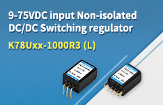 9-75VDC input Non-isolated DC/DC Switching regulator - K78Uxx-1000R3(L)