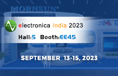 Welcome to Visit MORNSUN at Electronica India 2023