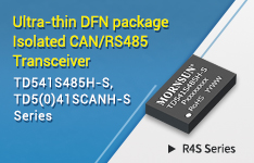 Ultra-thin DFN package Isolated CAN/RS485 Transceiver - TD541S485H-S, TD5(0)41SCANH-S Series