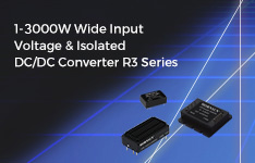 1-1300W Wide Input Voltage & Isolated DC/DC Converter R3 Series