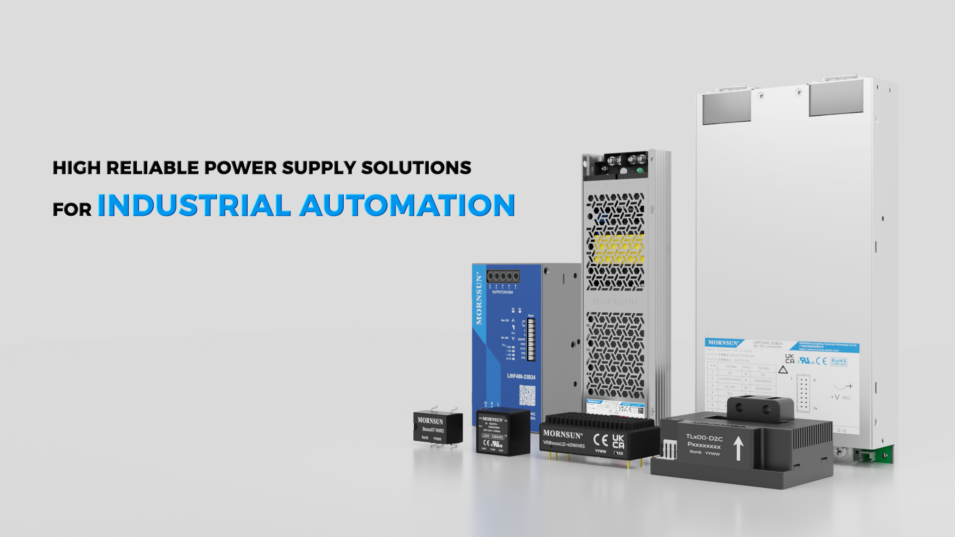 Mornsun High reliable Power Solutions for Industrial Automation