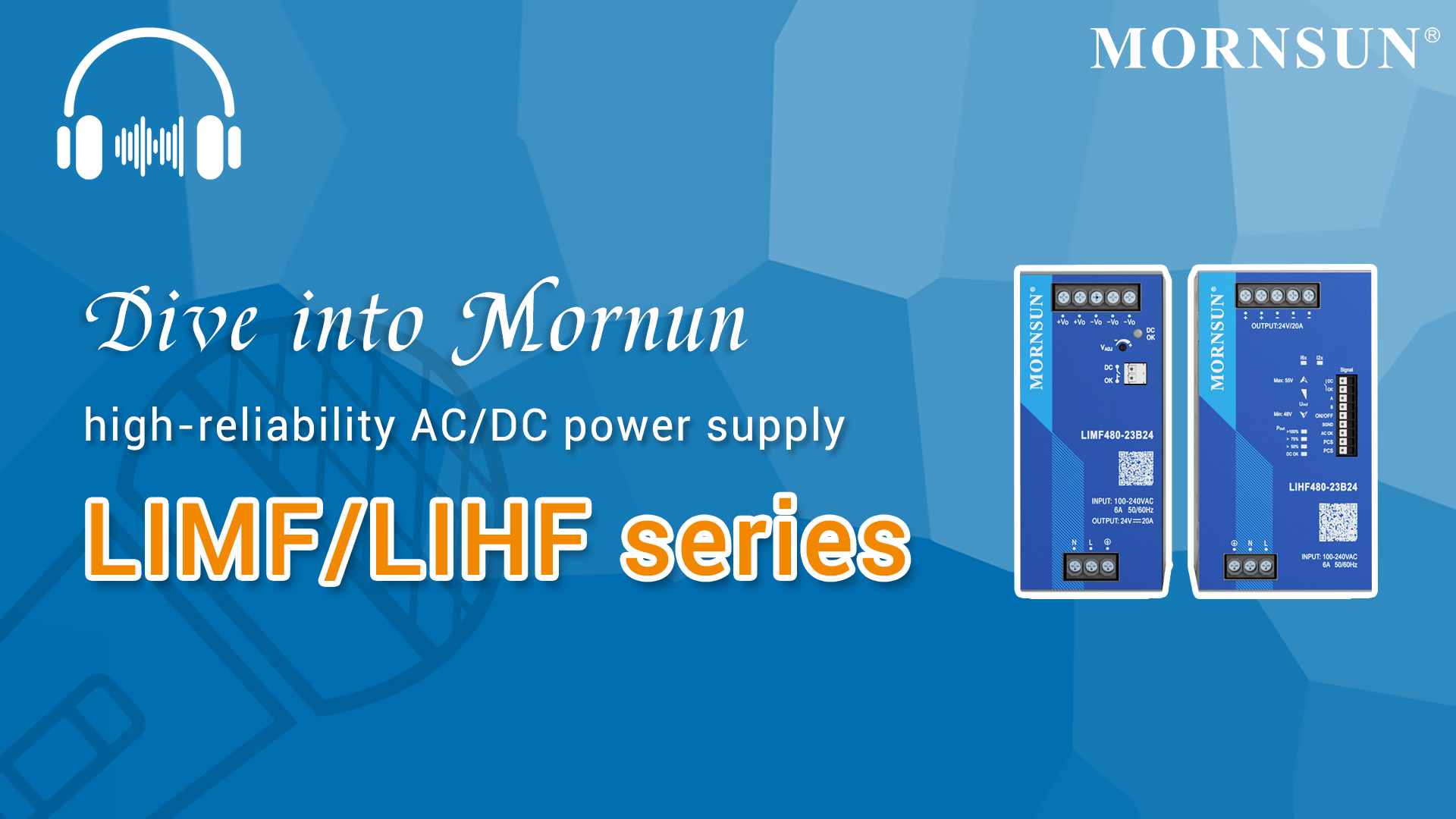 Dive into AC/DC high reliability DIN rail power supply