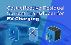 Cost-effective Residual Current Transducer for EV Charging