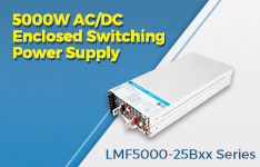 5000W AC/DC Enclosed Switching Power Supply - LMF5000-25Bxx