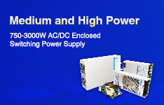 Medium-high power 750-3000W AC/DC Enclosed Switching Power Supply