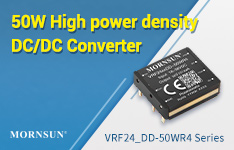 50W High power density DC/DC Converter VRF24_DD-50WR4 Series