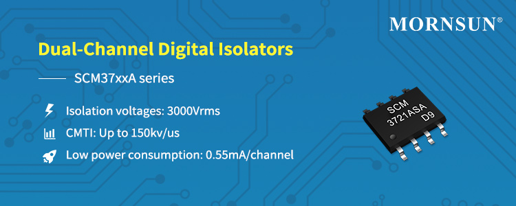0.55mA Power Consumption Dual-Channel Digital Isolators——SCM37xxA