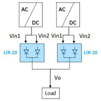 MORNSUN DCDC Parallel Redundancy Module LIR-20.jpg