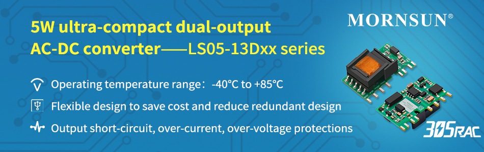 MORNSUN 5W dual-output AC-DC Converter LS05-13Dxx  305RAC.jpg