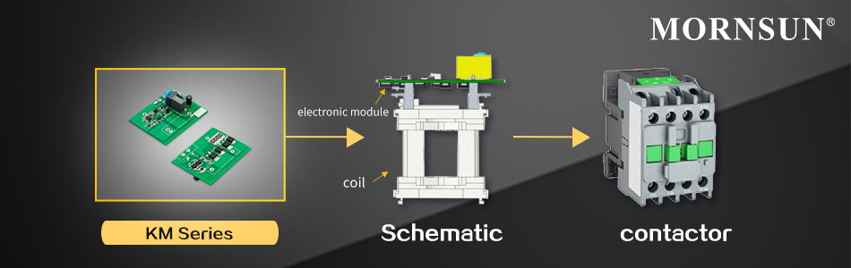 Mornsun KM Series contactor internal structure diagram.jpg