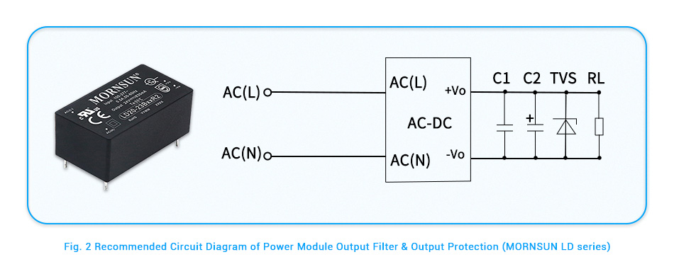 Recommended Circuit Diagram of Power Module Output Filter & Output Protection (MORNSUN LD series).jpg