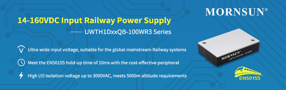 100W 14-160VDC Input DC/DC Converter with 1/4-Brick packaged designed for Railway Applications.jpg