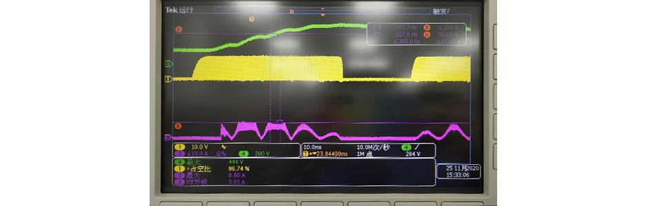 Figure 9. Current and voltage waveform during PFC boost.jpg