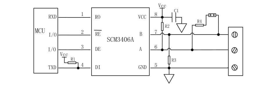 Typical circuit for RS-485 Transceiver: Typical transceiver design.jpg