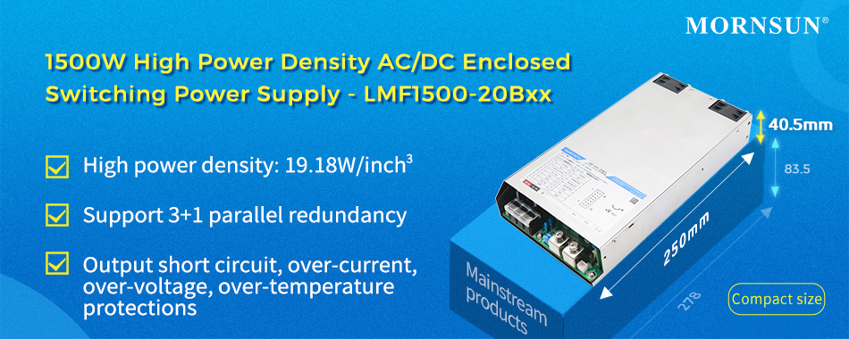1500W High Power Density AC/DC Enclosed Switching Power Supply - LMF1500-20Bxx.jpg