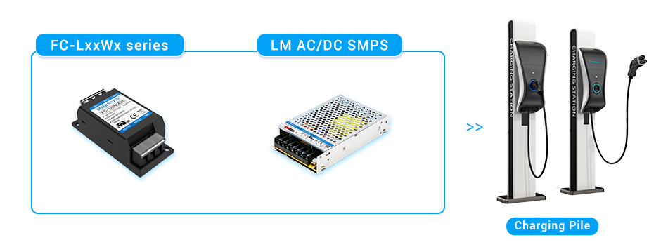 typical application of AC/DC Enclosed SMPS and EMC Filter is ev charging pile.jpg