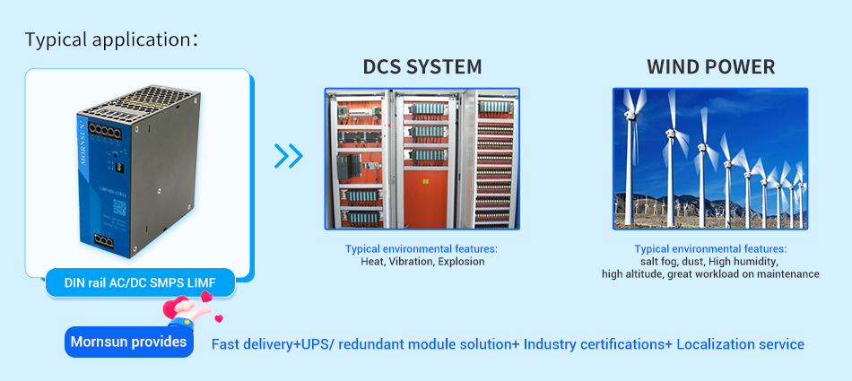 Mornsun provides Fast delivery+UPS/ redundant module solution+ industry certification+ Localization service.png