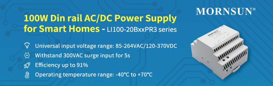 100W Din rail AC/DC Power Supply for Smart Homes - LI100-20BxxPR3 series.jpg