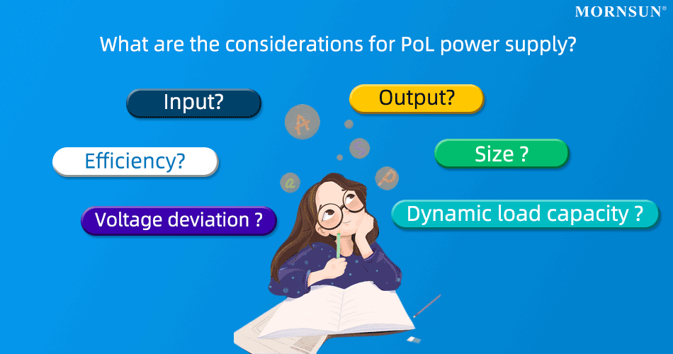 What are the key parameters to consider when choosing a PoL power supply?