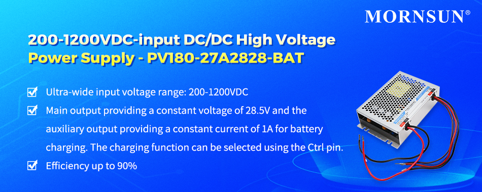 200-1200VDC-input DC/DC High Voltage Power Supply - PV180-27A2828-BAT.jpg
