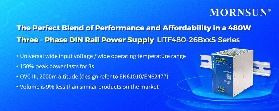 The Perfect Blend of Performance and Affordability in a 480W Three-Phase DIN Rail Power Supply LITF480-26BxxS Series.jpg