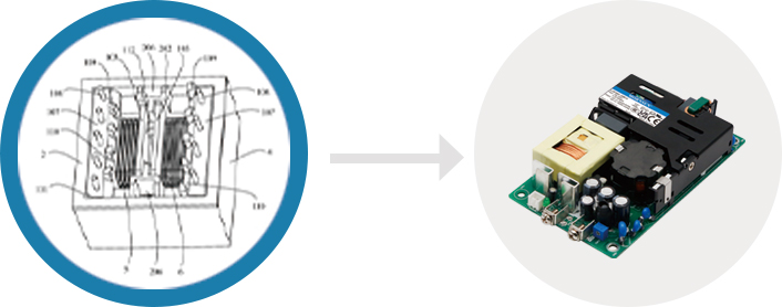 Fig.3 The benefits of using patented transformers with innovative designs