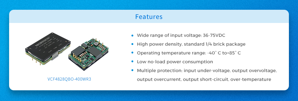 MORNSUN Isolated High-efficiency DC/DC Converter-VCF series 