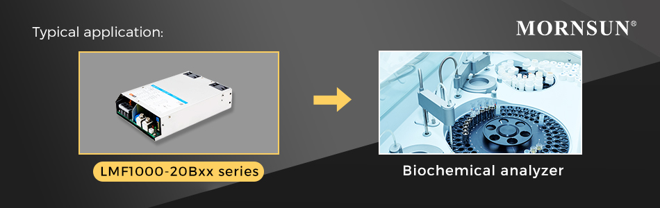 MORNSUN ACDC SMPS LMF1000 used in Biochemical analyzer
