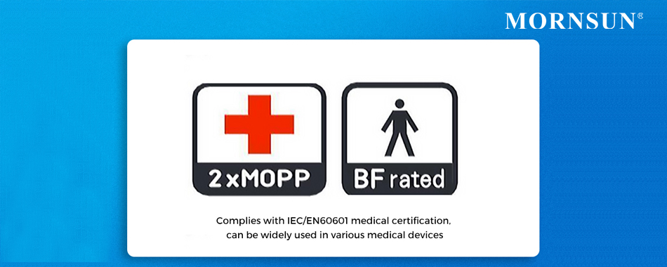 Mornsun LMF1000/1500/3000 series complies with mediical certification