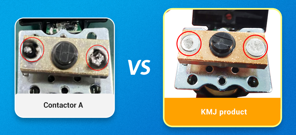 test comparation of the Contactor A and KMJ product for 1,000 times electrical life2.jpg