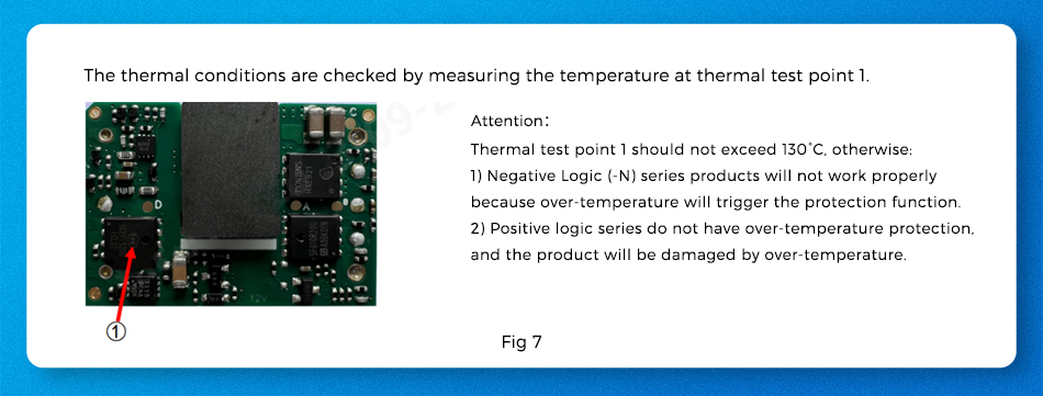 the attention of the thermal conditions measurement