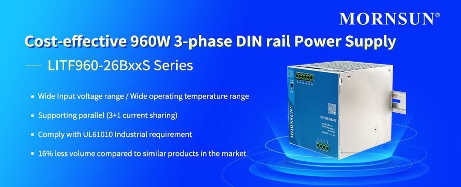 Cost-effective 960W 3-phase DIN rail Power Supply LITF960-26BxxS Series.png