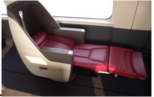 Business-class Seat on High-speed Train