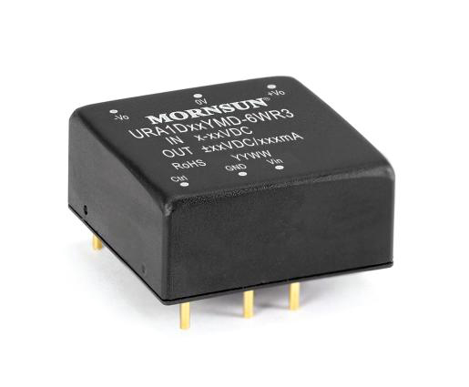 EN50155-compliant 6W Rail DC/DC Converters URA1D_YMD-6WR3 Series