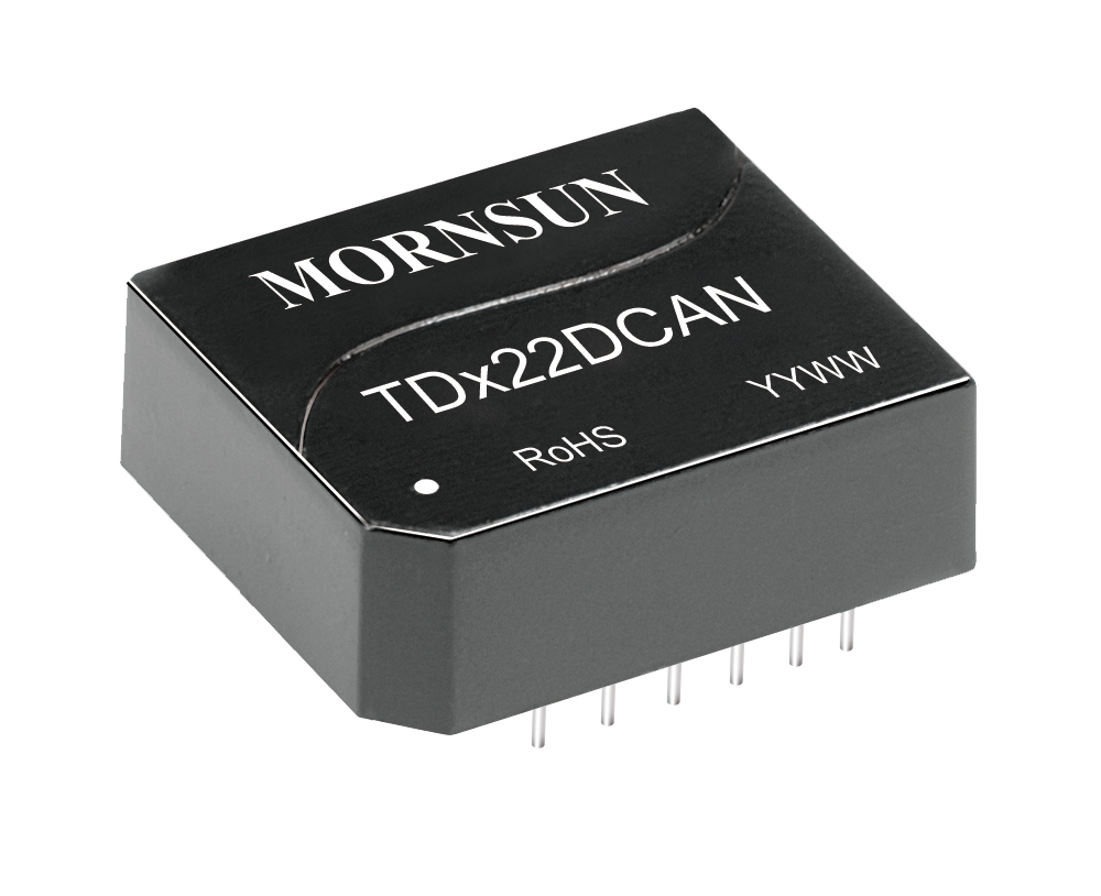 Open Frame CAN Transceivers TDx21DCANx Series & TDx22DCAN Series in Compact Size