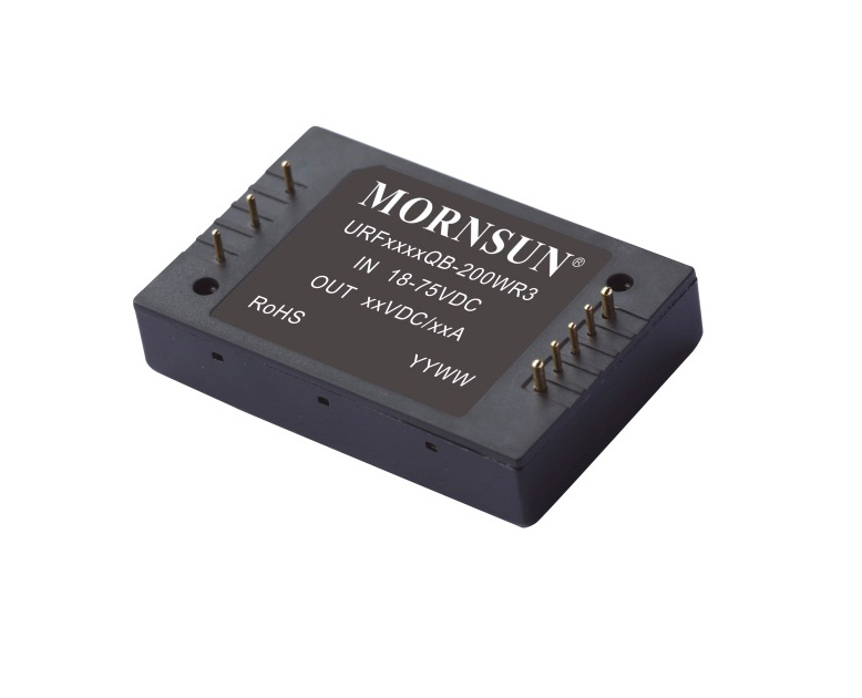 75-200W 18-75V Ultra-wide Input Voltage, Isolated & Regulated Output DC/DC Converters URF48_QB-75/150/200WR3 Series