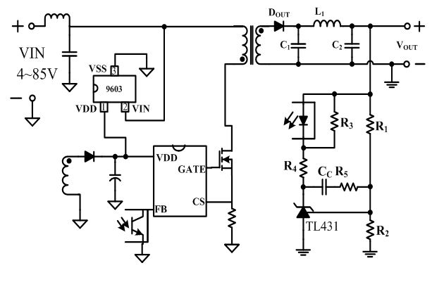Low Voltage Start-up Controller for 4-85V Input Voltage DC/DC Power Supply